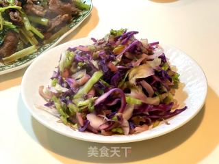 卷心菜紫甘蓝的做法步骤：5