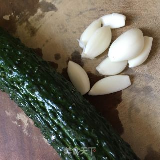 海带拌黄瓜的做法步骤：3