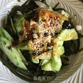 海带拌黄瓜的做法步骤：8