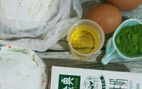 抹茶戚风蛋糕卷的做法